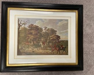 Set of 3 Trowbridge hunt prints