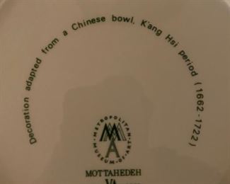 Mottahedeh dishes