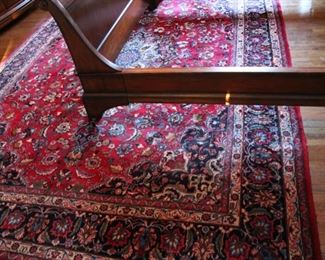 Hand woven Oriental carpet
