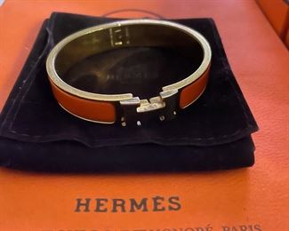 Hermes "Clic Clac" bangle bracelet
