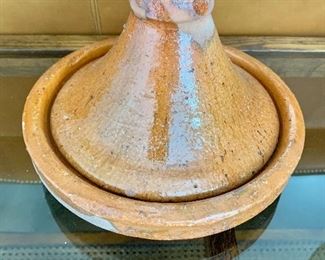 $50 - Large Moroccan tagine #1, 7 in. (H) x 12 in. (diameter, base)