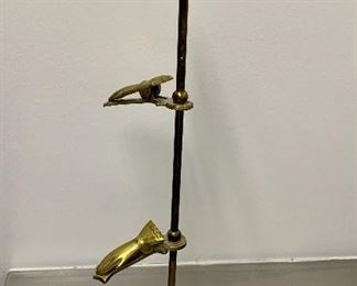 $15 - Victorian Brass Hand Clip Card Stand, 14 in. (H)