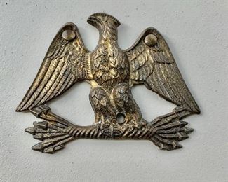 $20 - Brass eagle plate