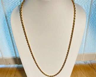 Gold filled necklace - 28 inches in length - 15 dollars