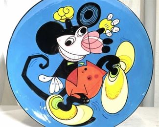 Signed Ltd Edtn Mickey Mouse Plate
