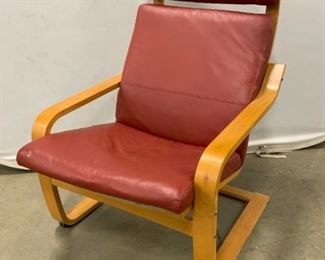 Vintage MCM Leather Arm chair
