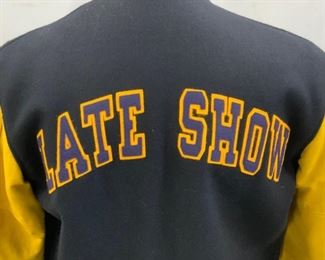 REGIS PHILBIN Late Show Wool Letterman Jacket
