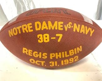 REGIS PHILBIN Notre Dame vs Navy Football
