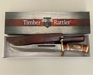 Timber Rattler Genuine Steel Knife