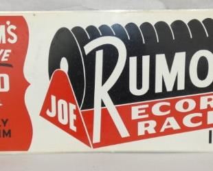 44X14 RUMORES RECORD RACK SIGN 