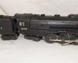 2046 LIONEL TRAIN ENGINE W/ COAL CAR 