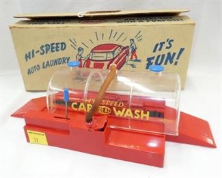 IDEAL HI SPEED TOY CAR WASH 