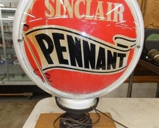 SINCLAIR PENNANT PUMP GLOBE LIGHT 