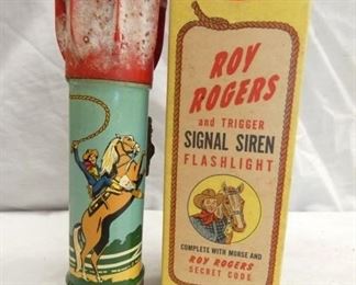 ROY ROGERS SIGNAL SIREN FLASHLIGHT 