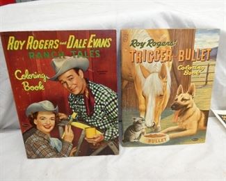 ROY ROGERS COLORING BOOKS 