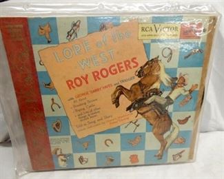 ROY ROGERS RECORD LORE OF THE WEST 