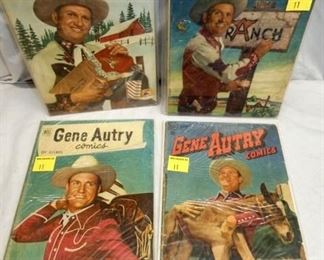 10CENT GENE AUTRY COMIC BOOKS 