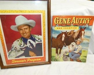 GENE AUTRY COLORING BOOKS 