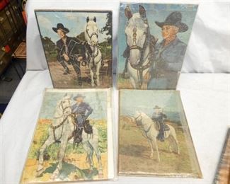 HOPALONG CASSIDY PUZZLES 