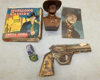 HOPALONG CASSIDY BANK,FILM,WATCH,ETC 