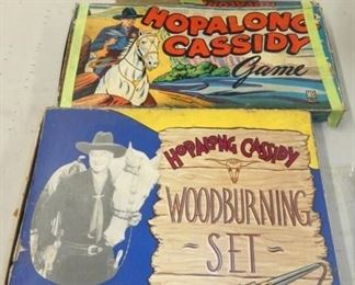 HOPALONG CASSIDY WOOD BURNING KIT 