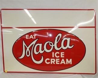 58X40 EAT MAOLA ICE CREAM SIGN 