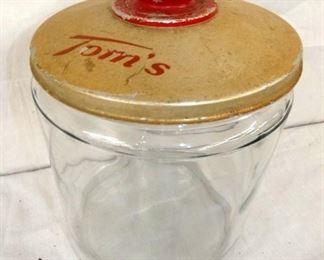 TOMS JAR W/ TOMS LID 