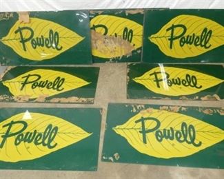 (10) NOS 48X26 POWELL TOBACCO BARN SIGN 