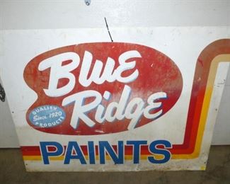 48X36 BLUE RIDGE PAINTS SIGN 