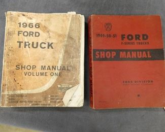 1949-50-51 FORD, 1966 TRUCK MANUELS 