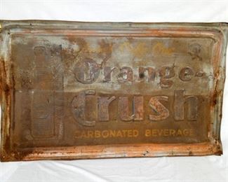 60X36 ORANGE CRUSH SIGN 