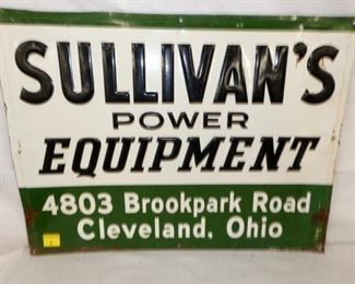 24X18 SULLIVANS EQUIPMENT SIGN OHIO 