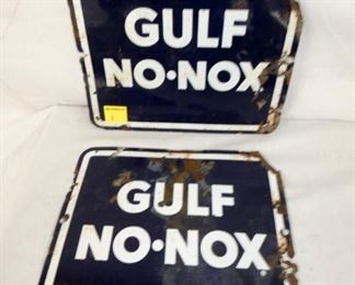 GULF NO NOX PUMP PLATES PORC. 