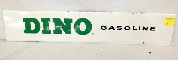 22X14 PORC. DINO GASOLINE SIGN 