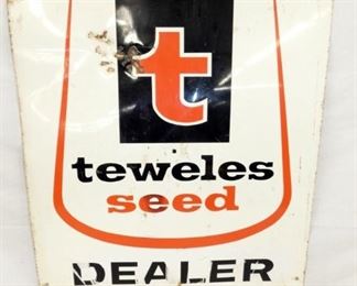 24X28 TEWELES SEED DEALER SIGN 