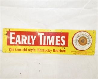 15X4 EARLY TIMES BOURBON SIGN 