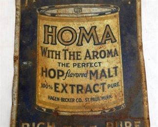 10X14 HOMA EXTRACT SIGN 