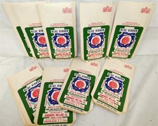 OLD STOCK BLUE RIBBON BAGS 