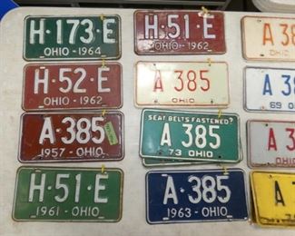 50-60-70'S OHIO TAGS 