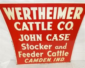 VIEW 2 CLOSEUP CATTLE CO. FEEDER SIGN 