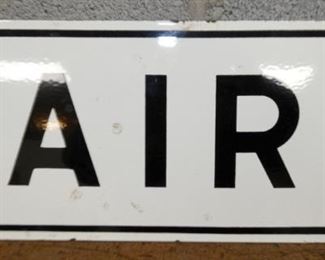 8X10 PORC. AIR STATION SIGN 