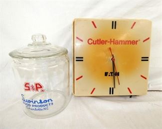 S&P CHARLOTTE JAR, ETEN CLOCK 