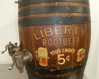 ORIG. 45G. LIBERTY 5CENT ROOTBEER DISP. 