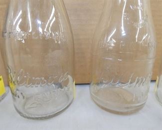 EMB. BILTMORE DAIRY MILK BOTTLES 