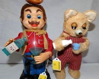 WIND UP DRINKING BEAR/BO COWBOY 