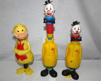 DUCK AND CLOWN HEAD POPPERS 