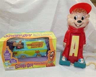 ALVIN TELEPHONE/SCOOBYDOO MYSTERY MACH. 