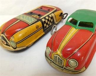 (2) MARX WIND UP CARS 