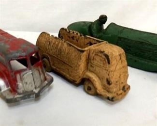 (3) AUBURN RUBBER TOY CARS 