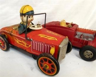 BUMPING GO CAR/MARX HOT ROD 